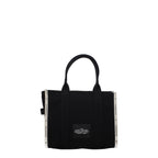 Black Fabric Shoulder Bag