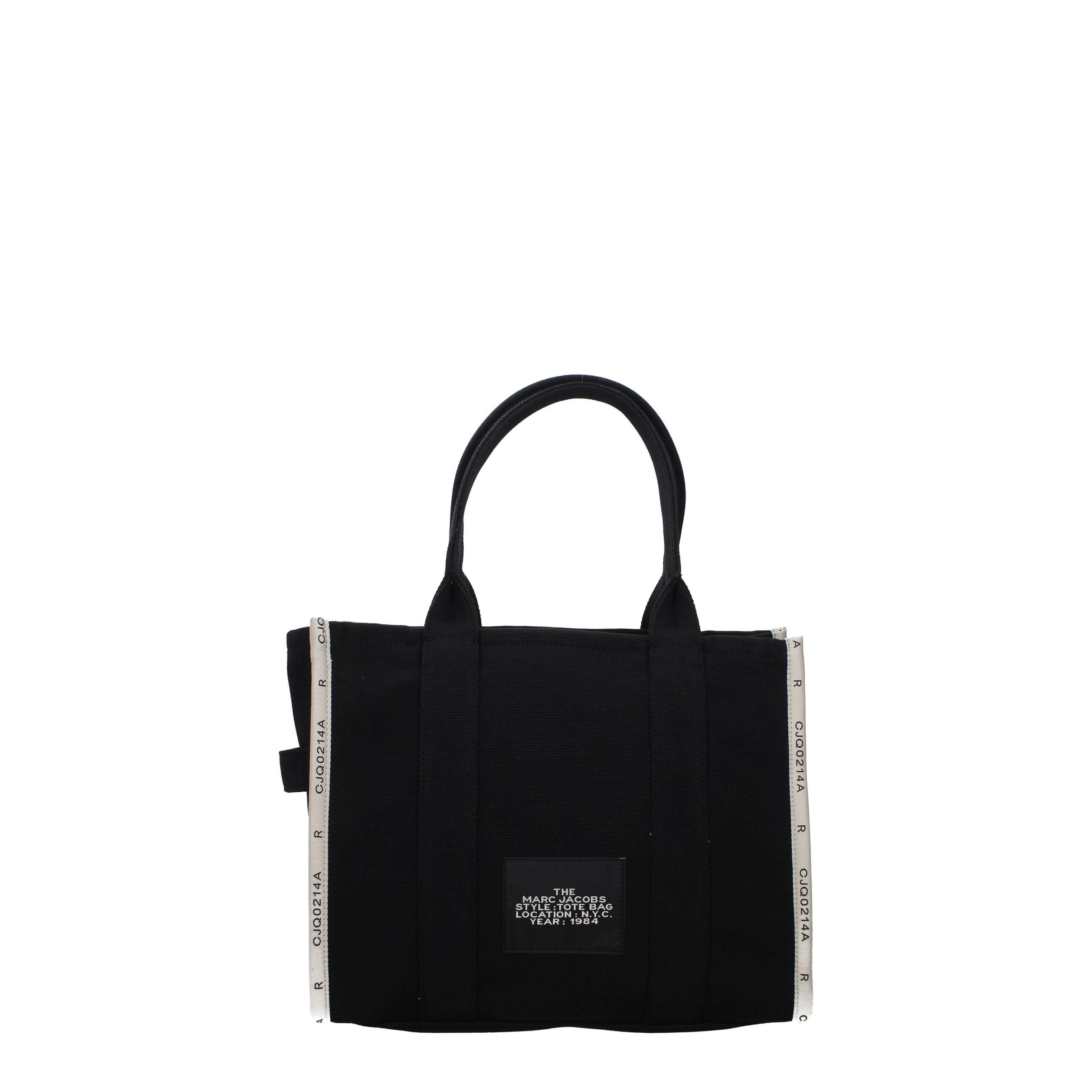 Black Fabric Shoulder Bag