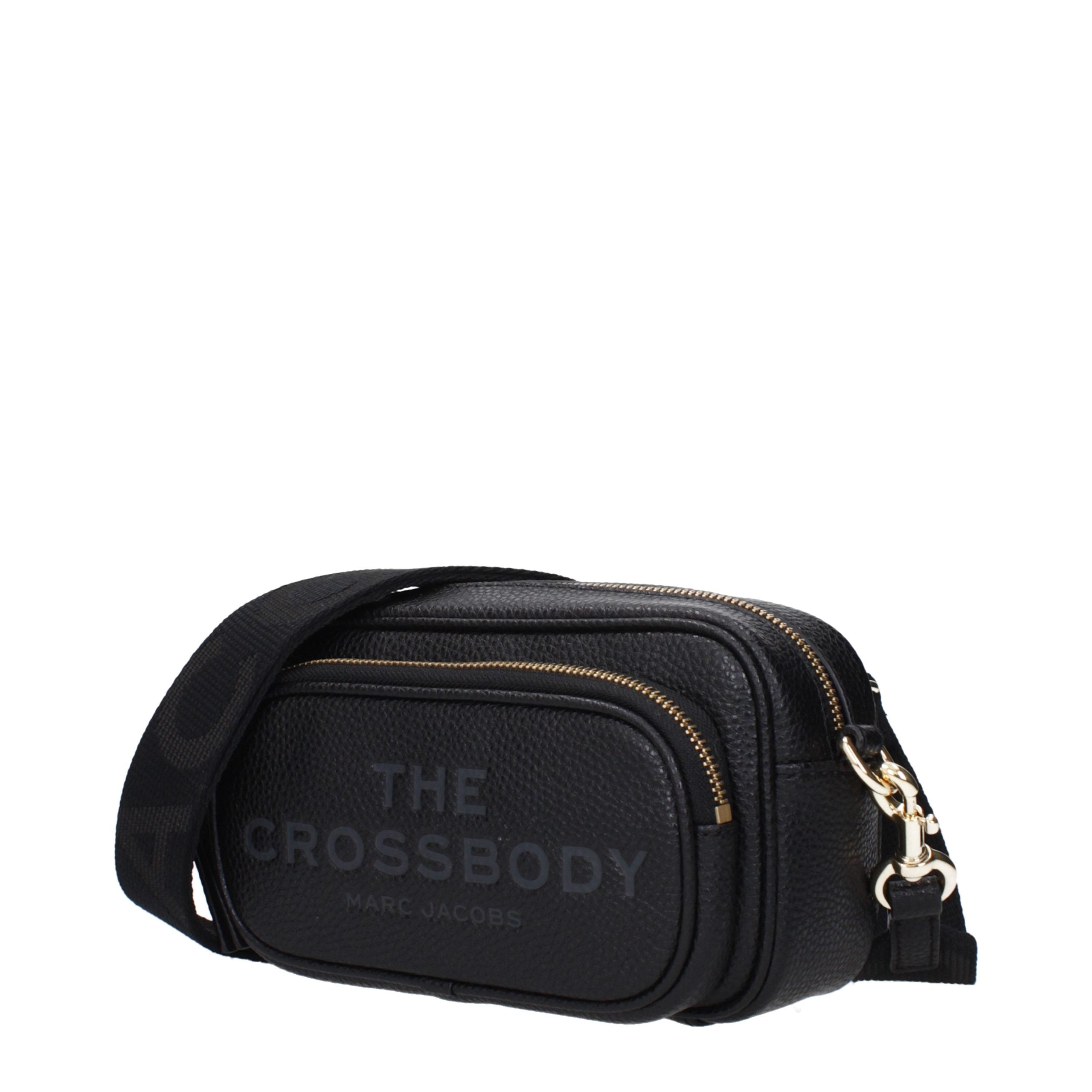 Black Leather Crossbody Bag