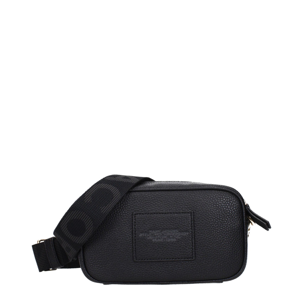 Black Leather Crossbody Bag