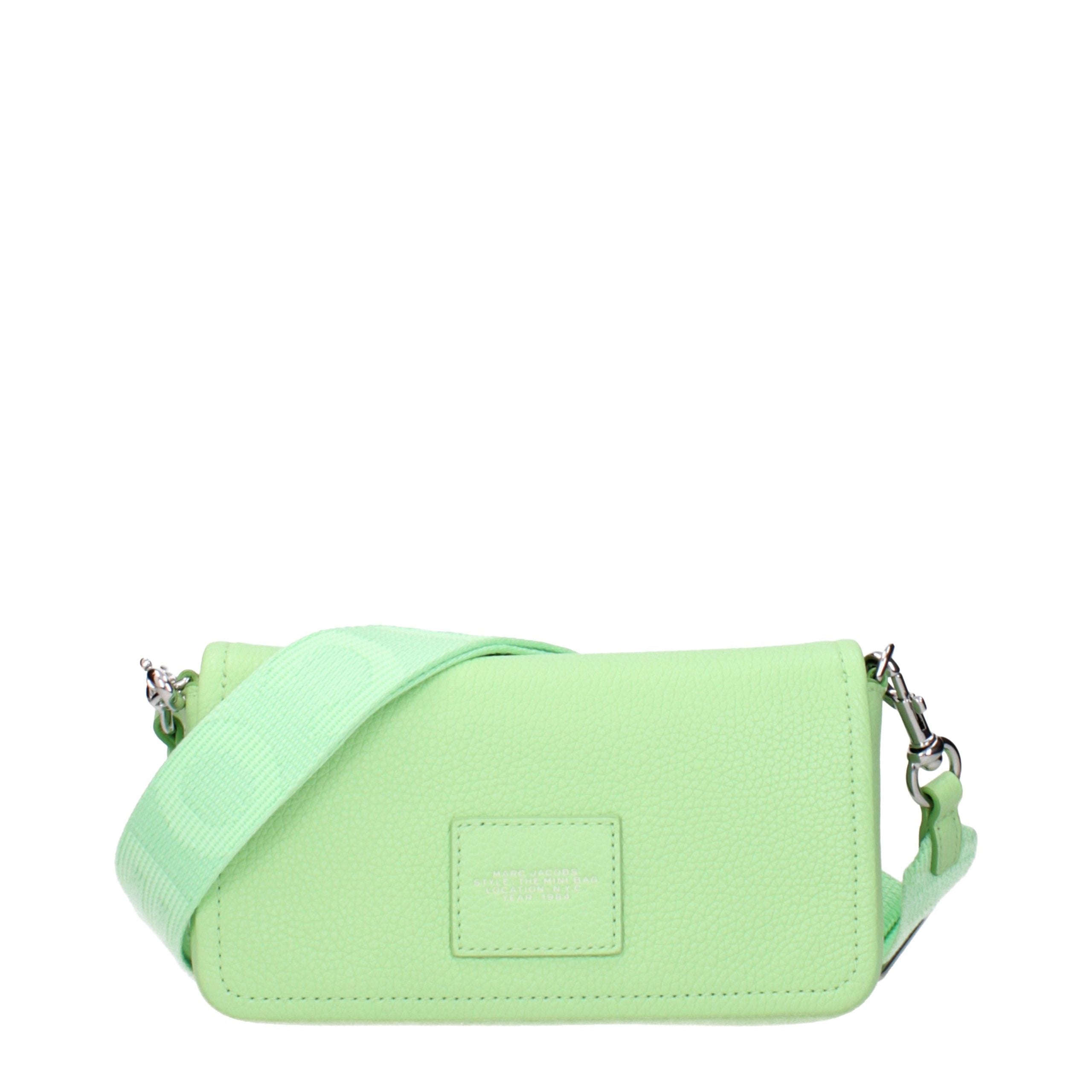 Green Leather Crossbody Bag