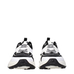 Black Fabric Athletic Sneakers