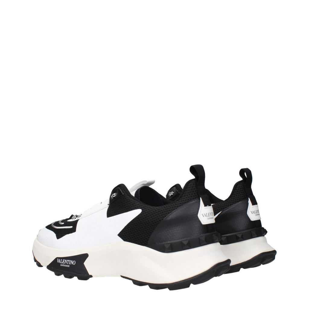 Black Fabric Athletic Sneakers