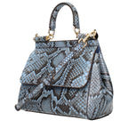 Light Blue Skin Handbag