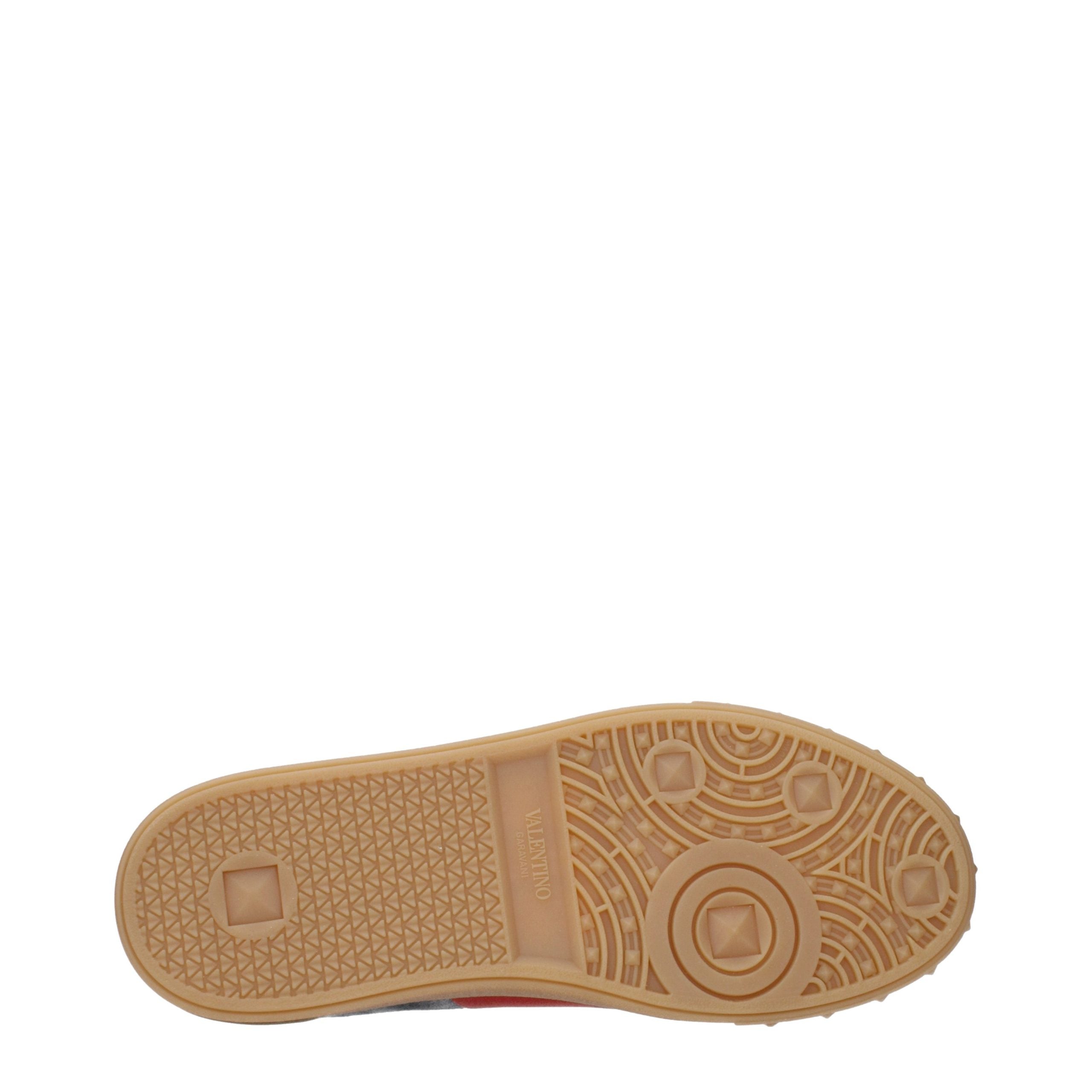 Gray Leather Sneakers