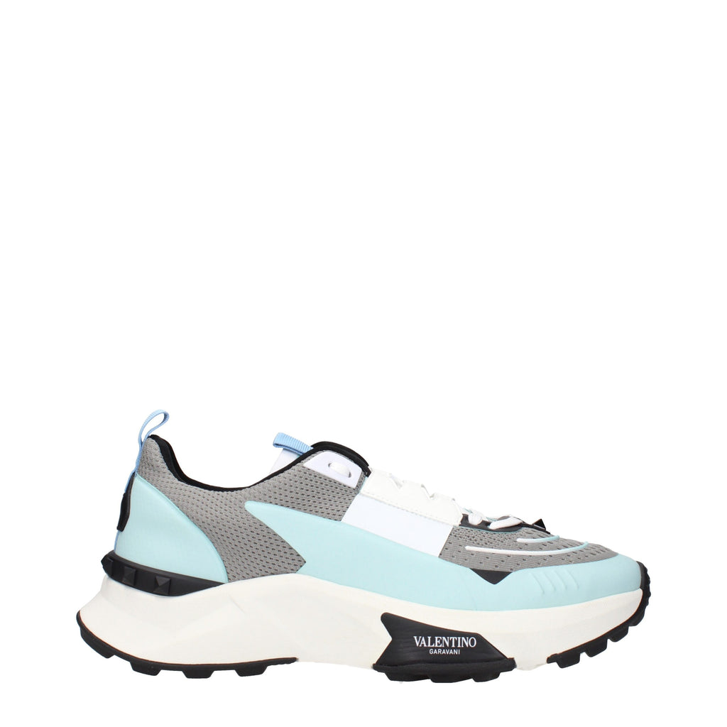 Gray Fabric Athletic Sneakers