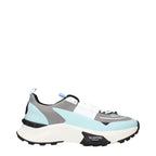 Gray Fabric Athletic Sneakers