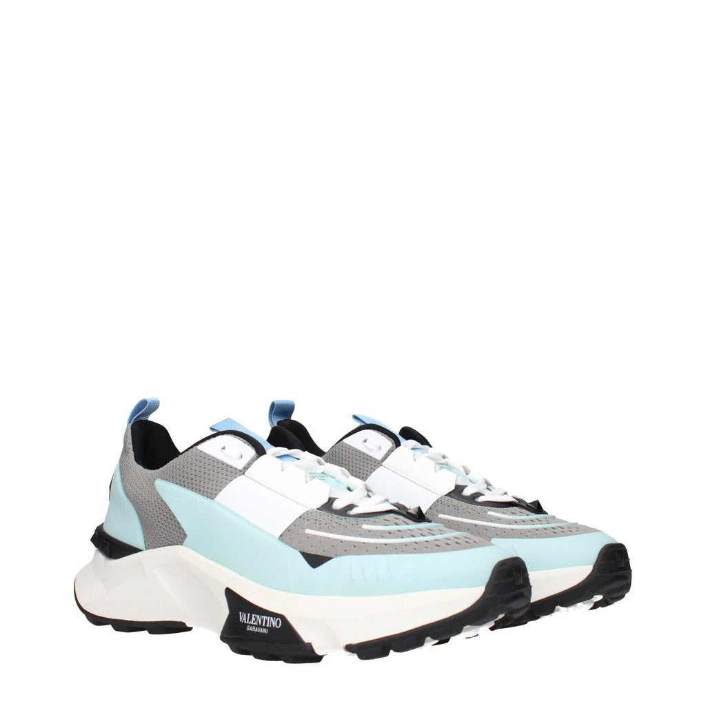 Gray Fabric Athletic Sneakers