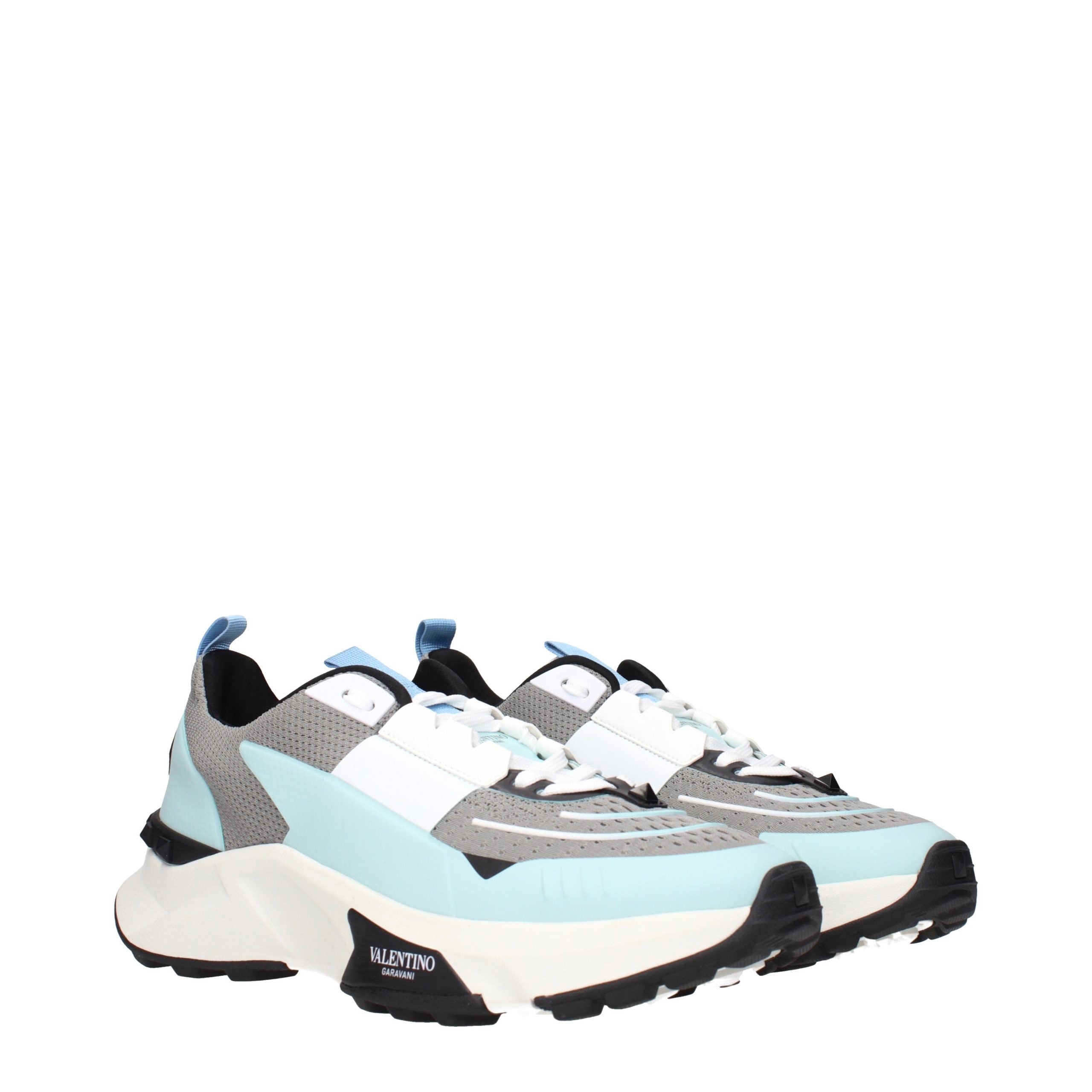 Gray Fabric Athletic Sneakers