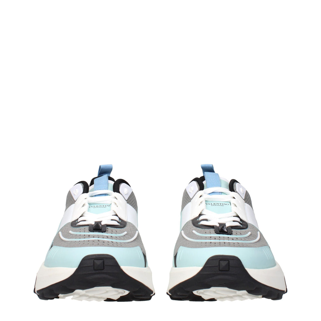 Gray Fabric Athletic Sneakers