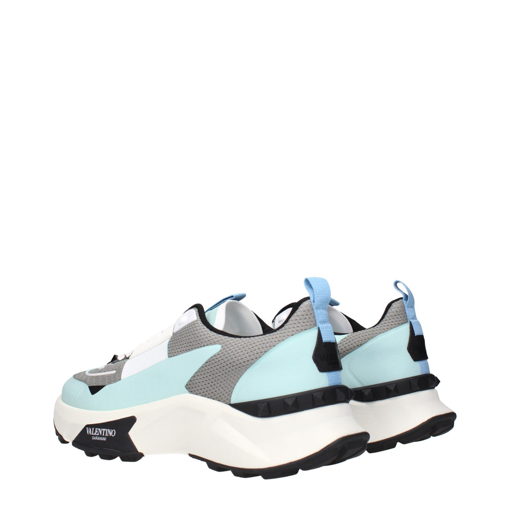 Gray Fabric Athletic Sneakers