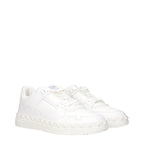 Blue Leather Sneakers