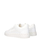 Blue Leather Sneakers