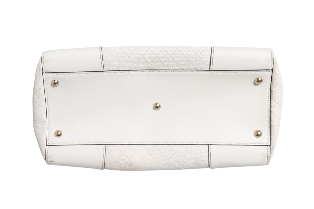 Medium Diamante Leather Boston Bag