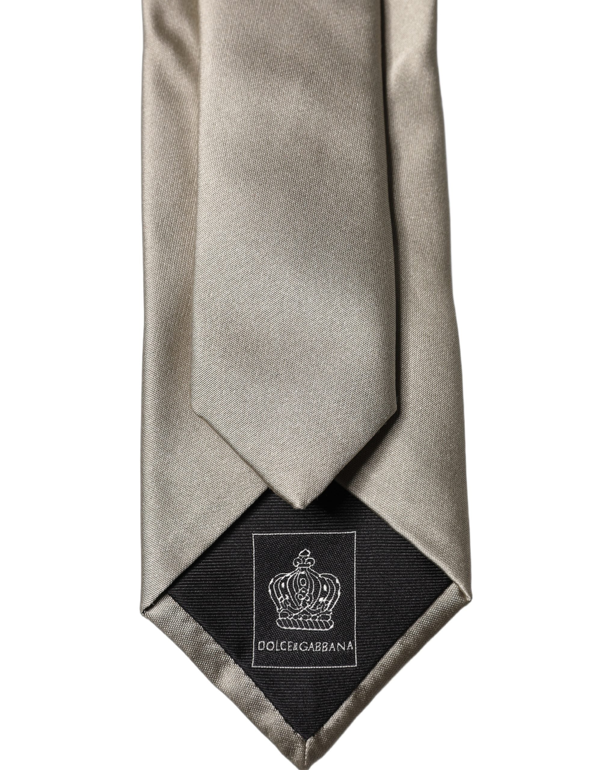 White Tattoo Floral Silk Adjustable Men Tied Necktie Tie