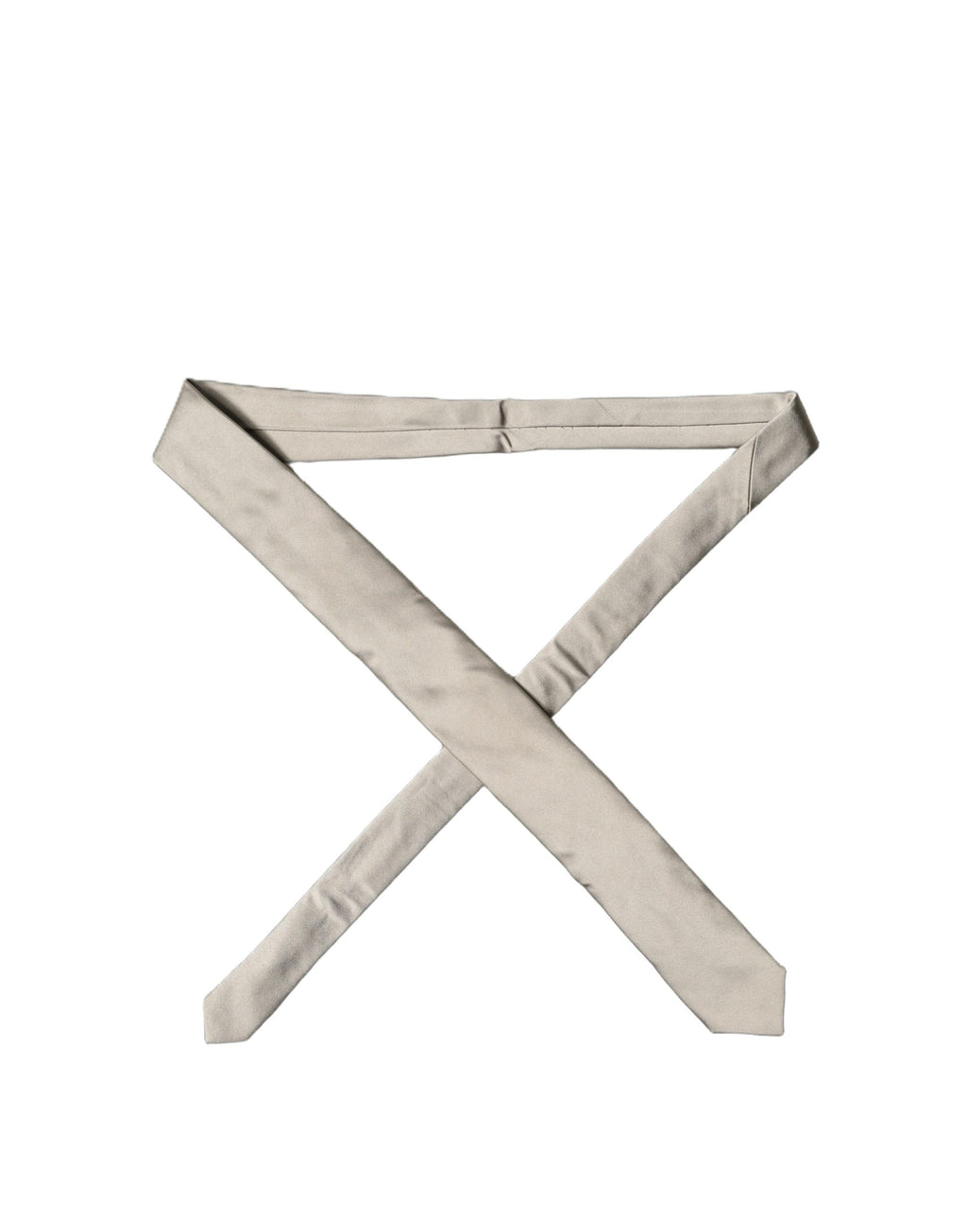 White Tattoo Floral Silk Adjustable Men Tied Necktie Tie