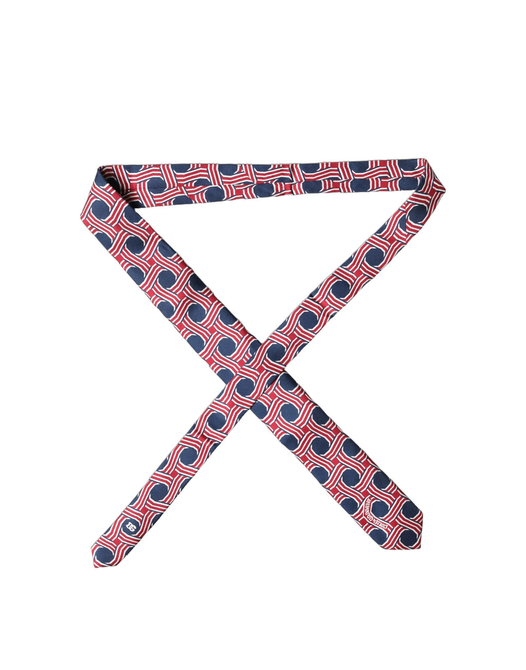 Multicolor Patterned Silk Adjustable Men Tied Necktie Tie