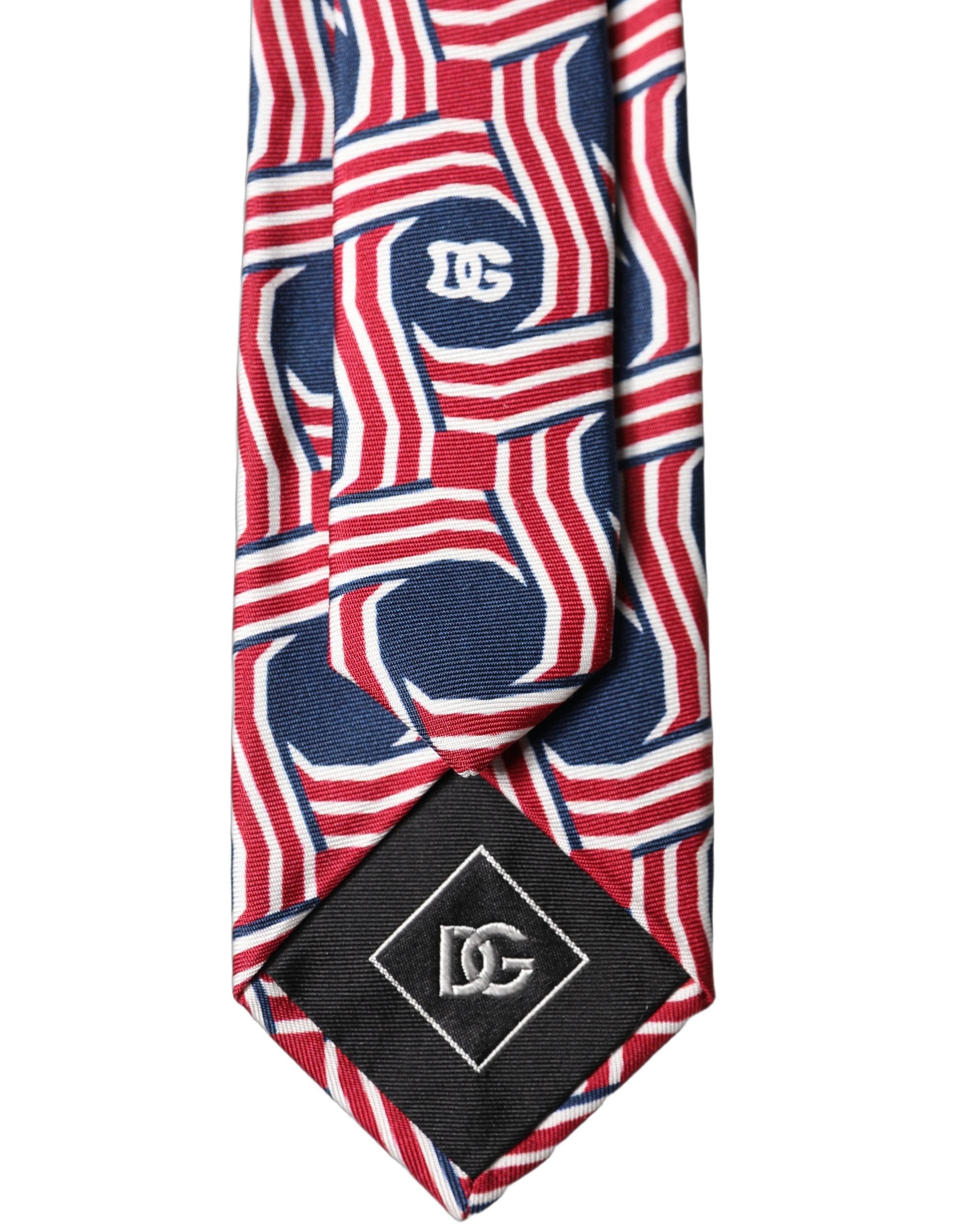 Multicolor Patterned Silk Adjustable Men Tied Necktie Tie