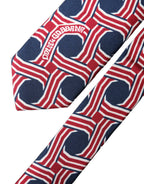 Multicolor Patterned Silk Adjustable Men Tied Necktie Tie