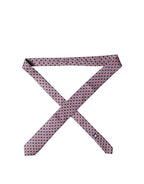 Multicolor Patterned Silk Adjustable Men Tied Necktie Tie