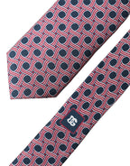 Multicolor Patterned Silk Adjustable Men Tied Necktie Tie