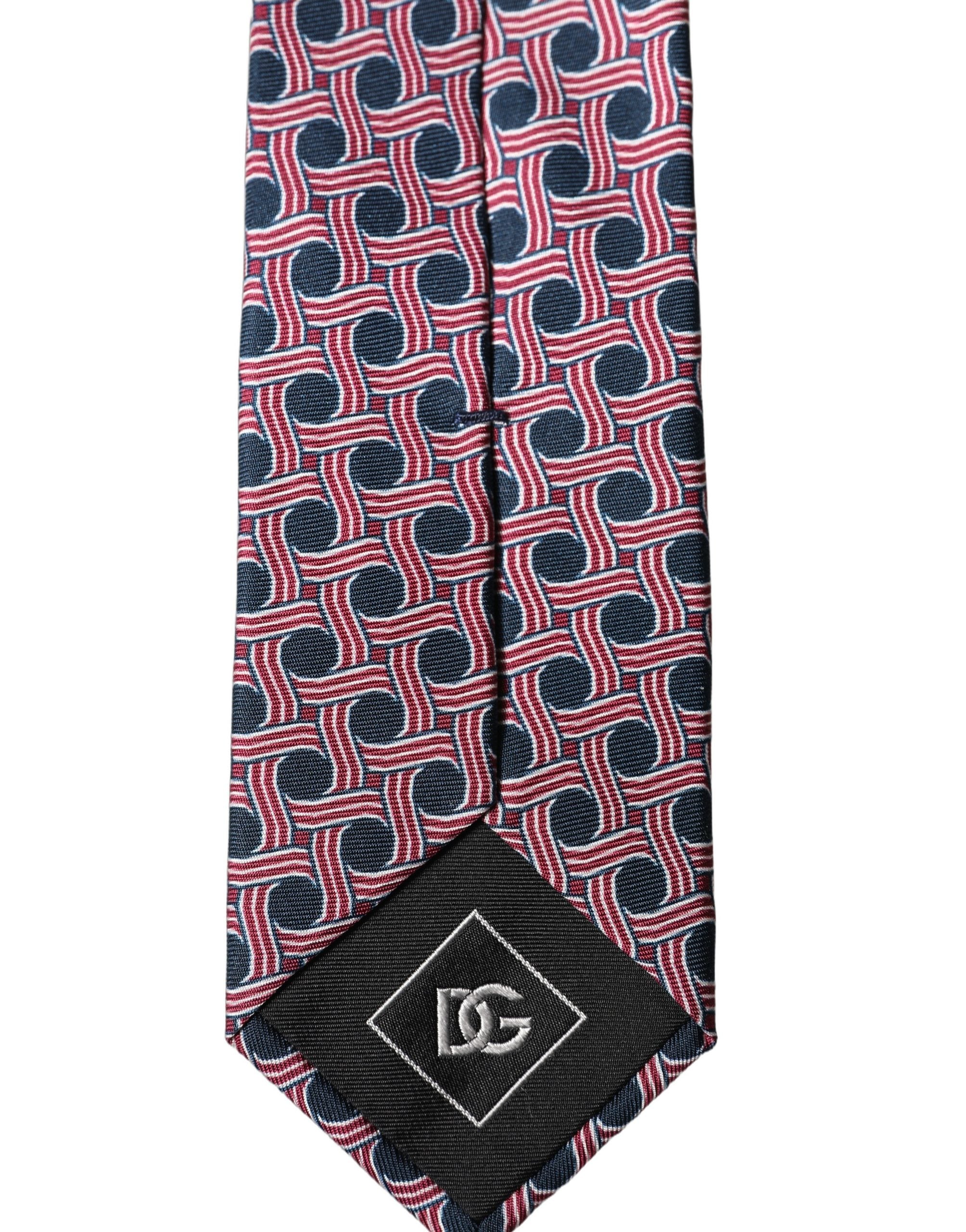 Multicolor Patterned Silk Adjustable Men Tied Necktie Tie