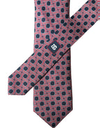 Multicolor Patterned Silk Adjustable Men Tied Necktie Tie