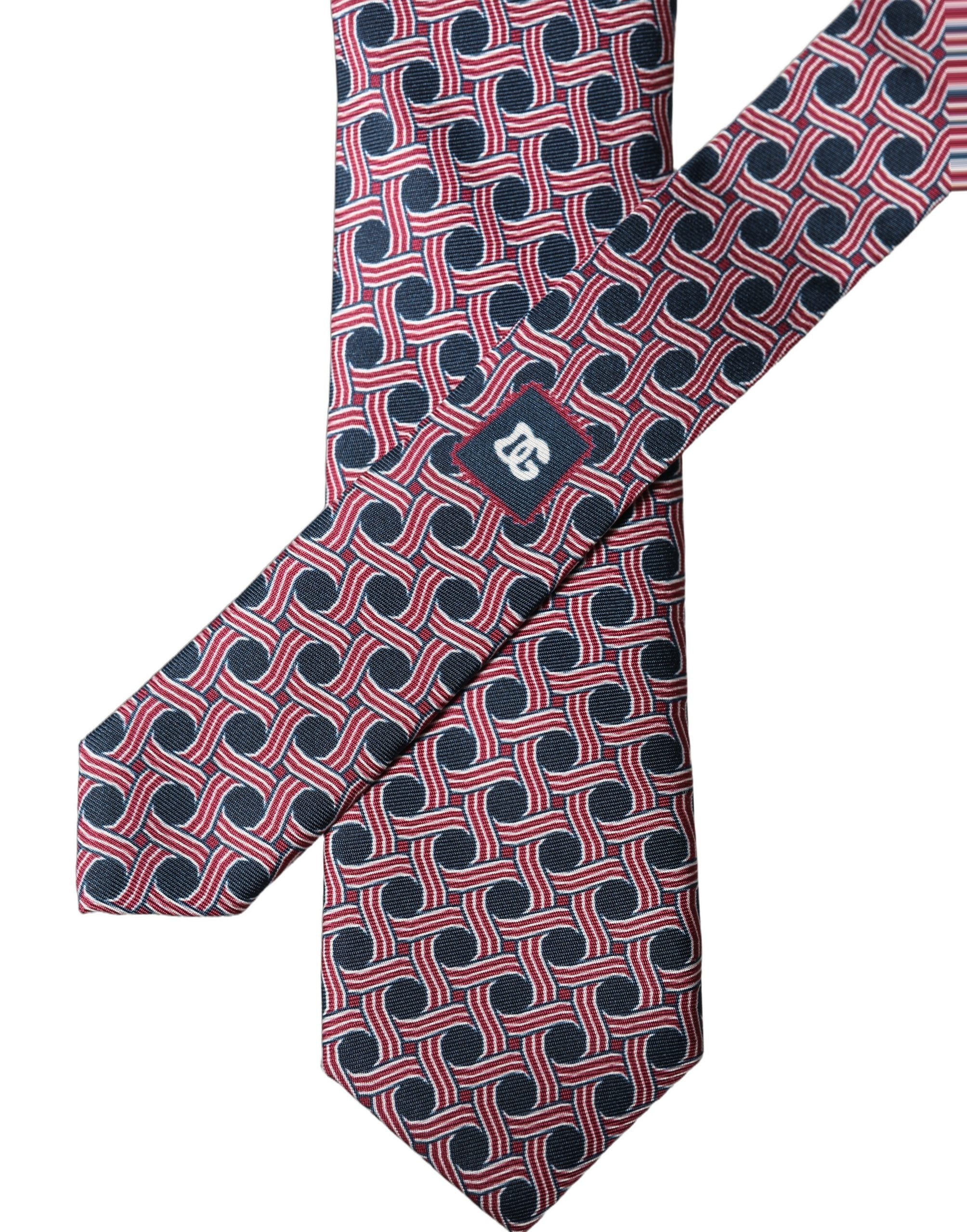Multicolor Patterned Silk Adjustable Men Tied Necktie Tie