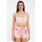 Multicolor Cotton Bra