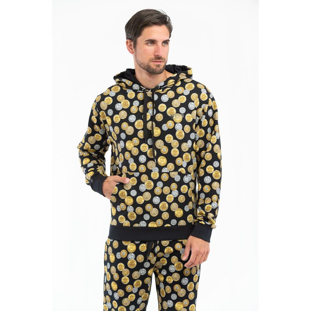 Black Cotton Sweatshirt