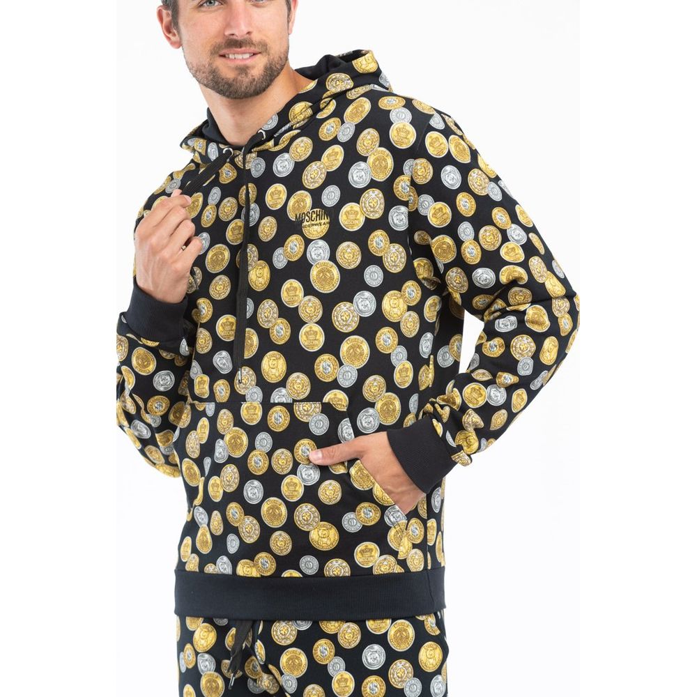 Black Cotton Sweatshirt