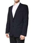 Blazer MARTINI Dark Blue Wool SingleBreasted Blazer