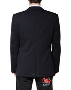 Blazer MARTINI Dark Blue Wool SingleBreasted Blazer
