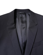 Blazer MARTINI Dark Blue Wool SingleBreasted Blazer
