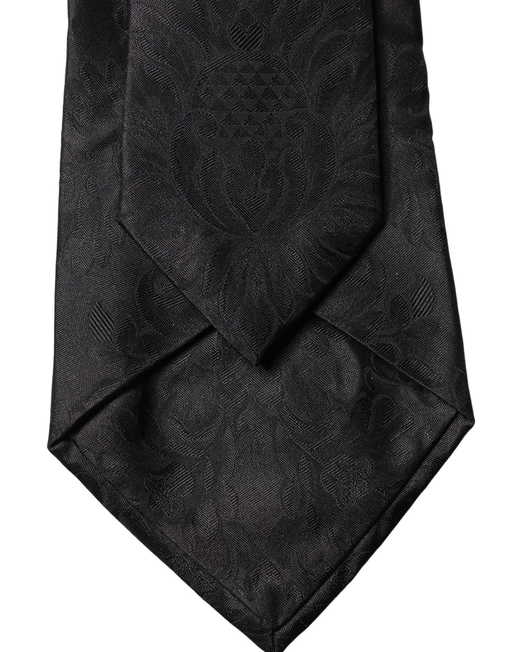 Black Paisley Woven Silk Adjustable Women Necktie Tie