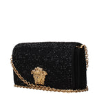 Black Satin Clutch Bag