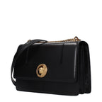 Black Leather Crossbody Bag