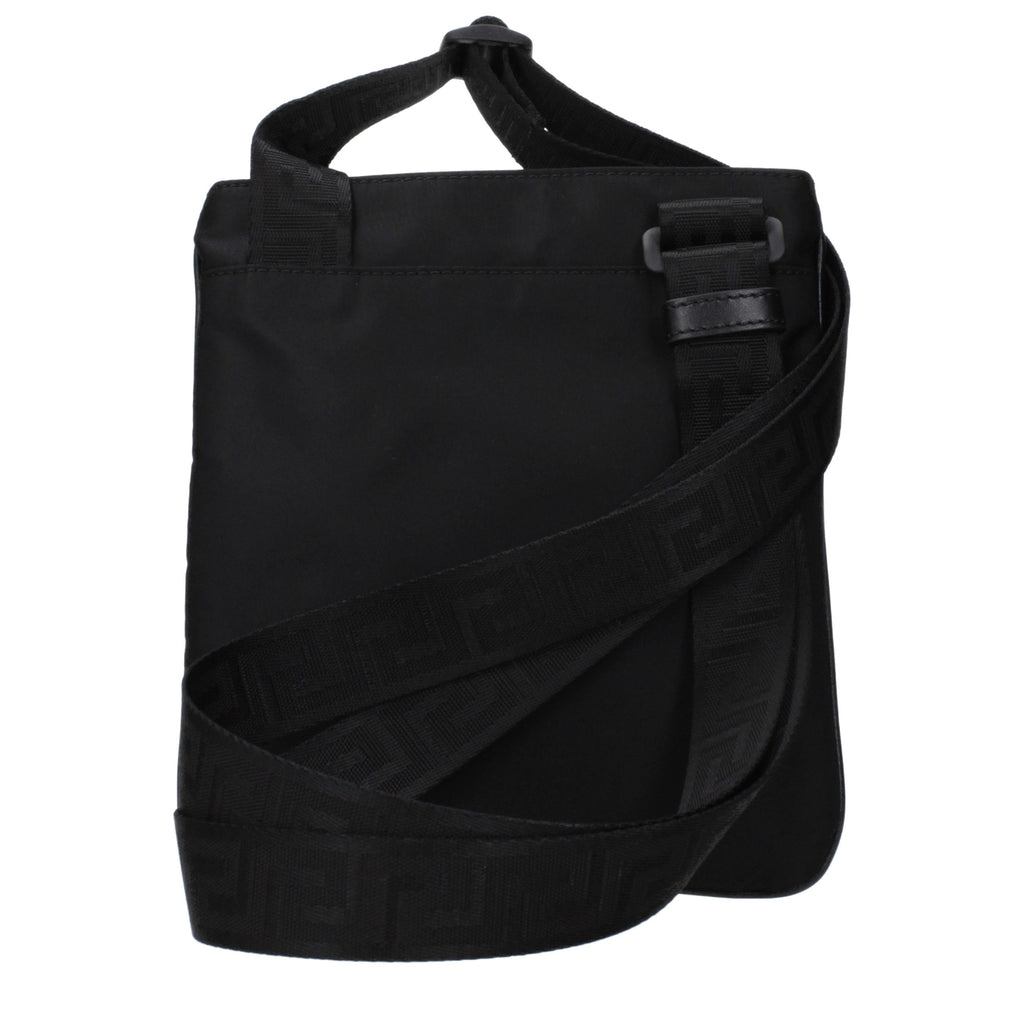 Black Nylon Crossbody Bag