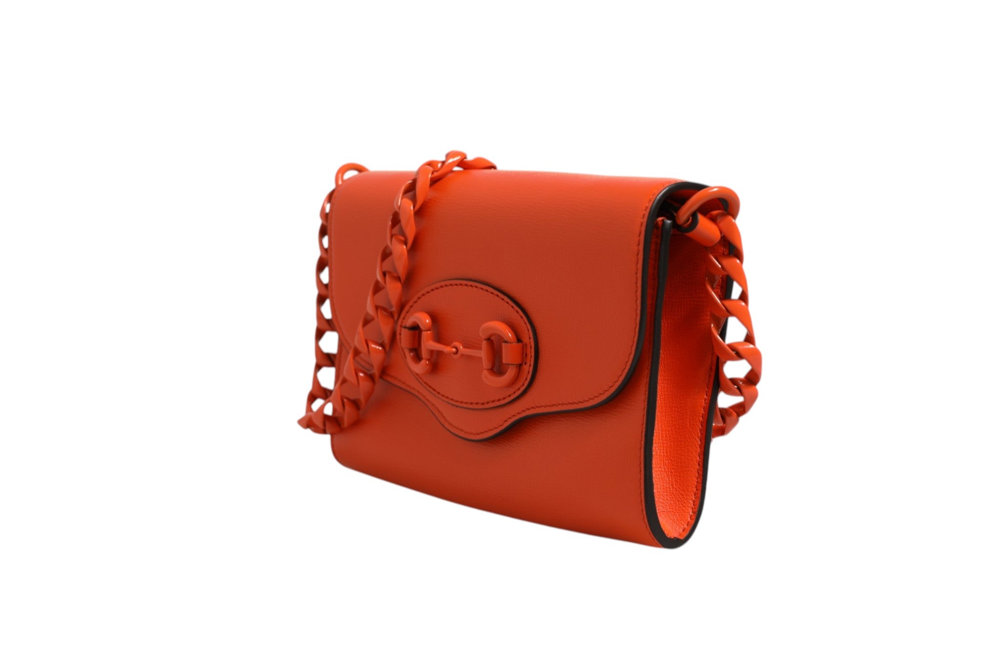 Horsebit 1955 Enamel Mini Shoulder Bag