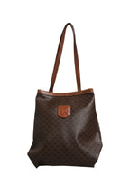 Macadam Canvas Shoulder Tote Bag