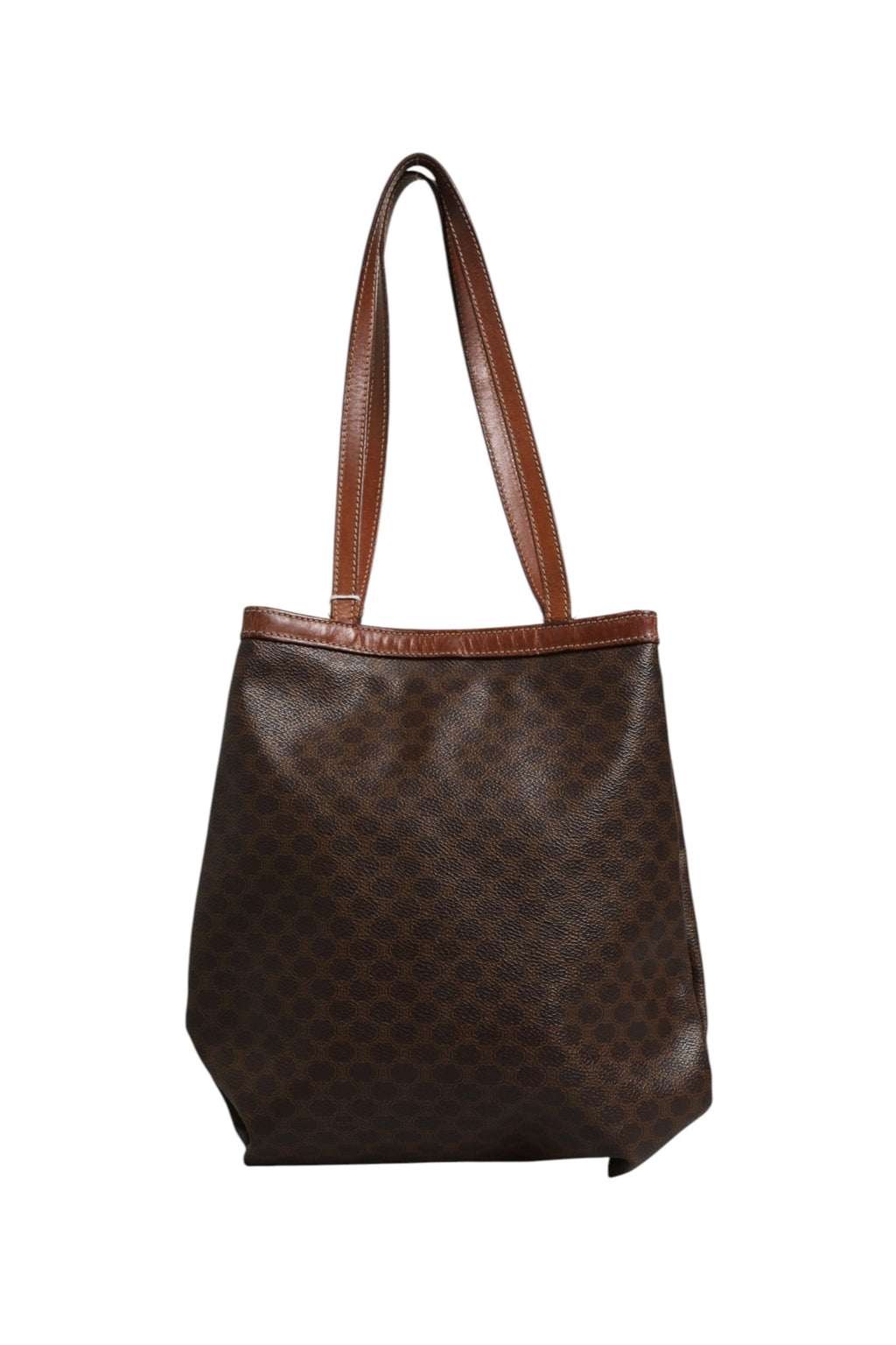 Macadam Canvas Shoulder Tote Bag