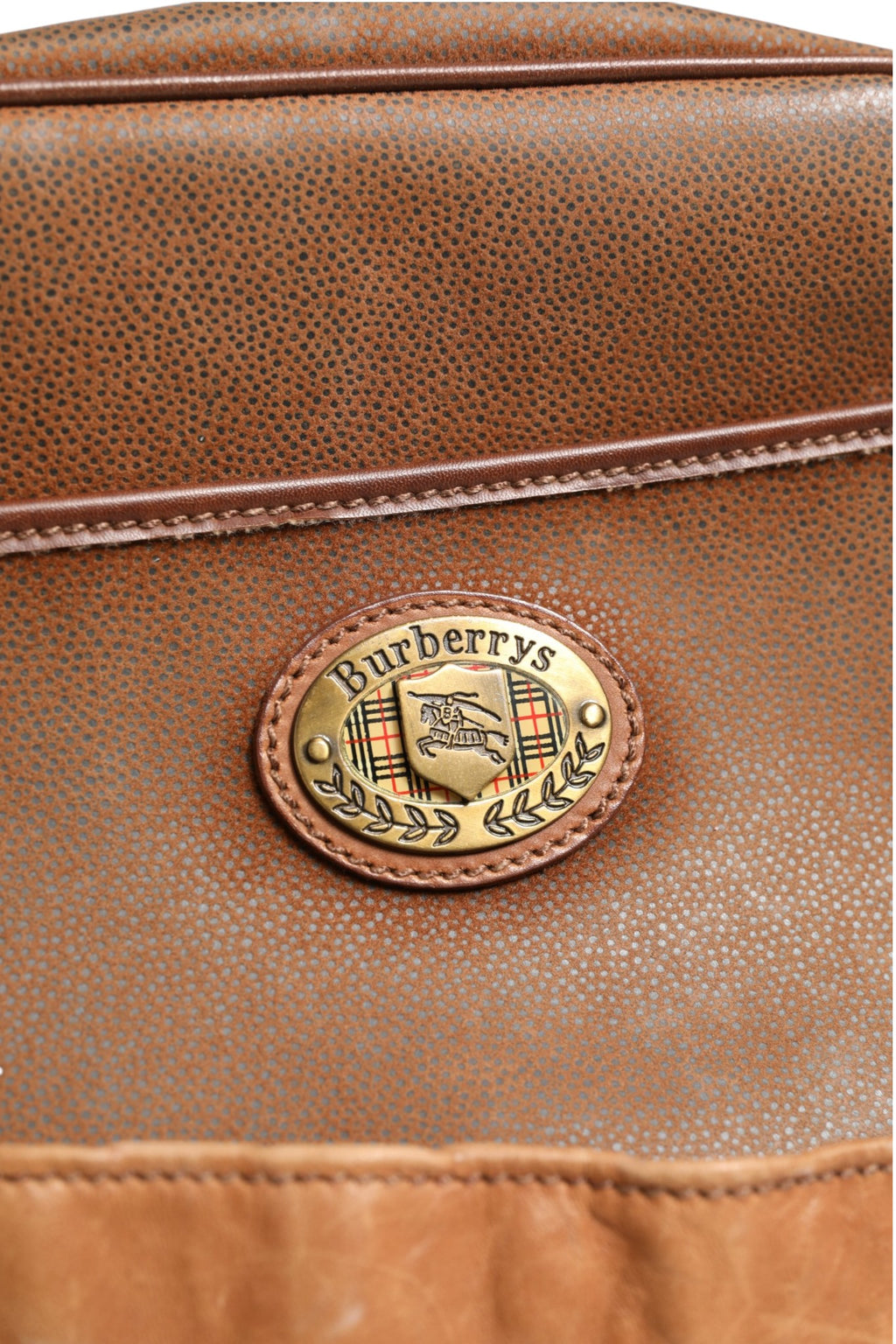 Brown and Gold Crossbody Bag