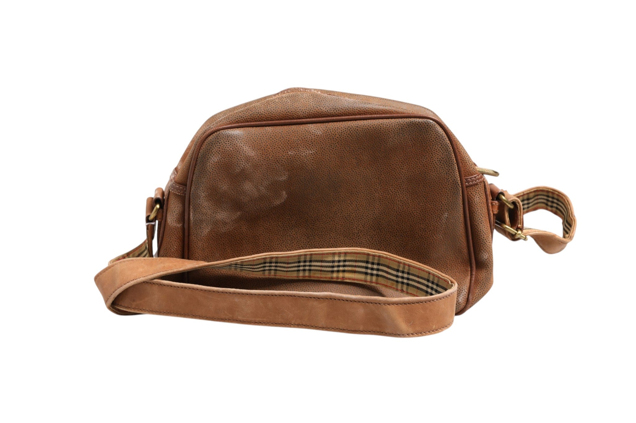 Brown and Gold Crossbody Bag