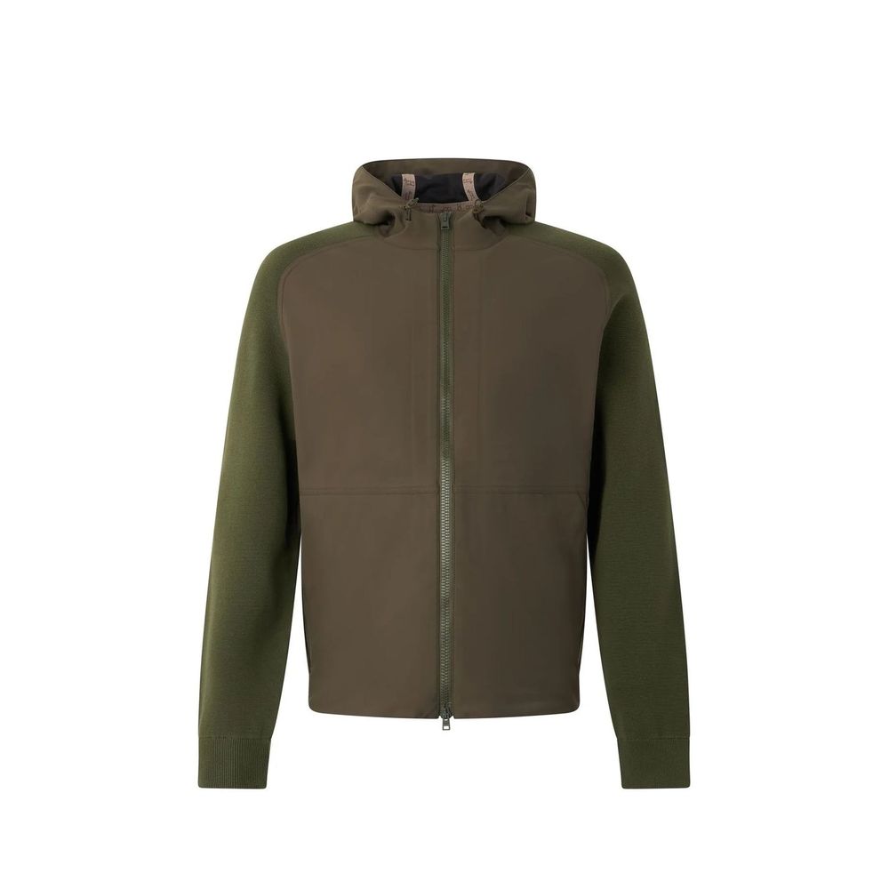 Bicolor Cotton Shell Jacket