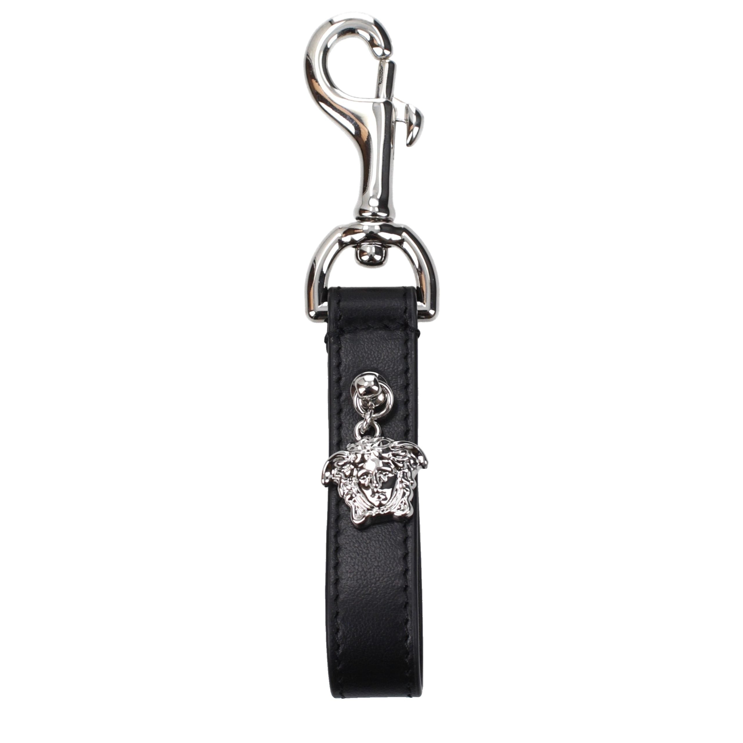 Black Leather Keychain
