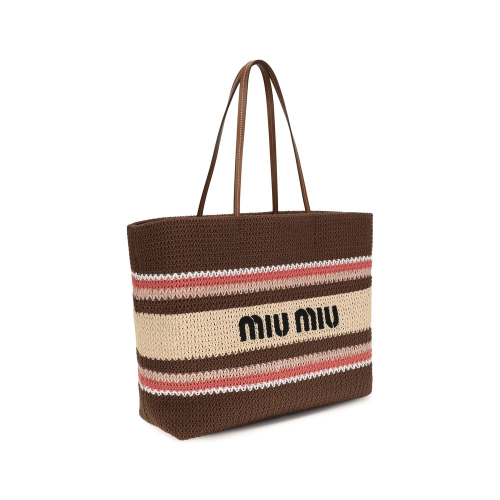 Multicolor Fabric Shoulder Bag