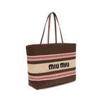 Multicolor Fabric Shoulder Bag