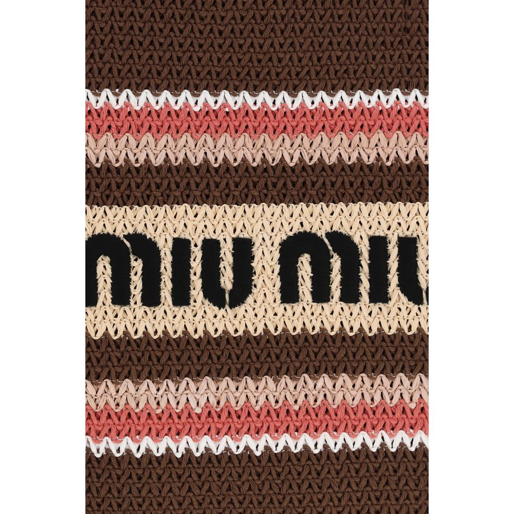 Multicolor Fabric Shoulder Bag