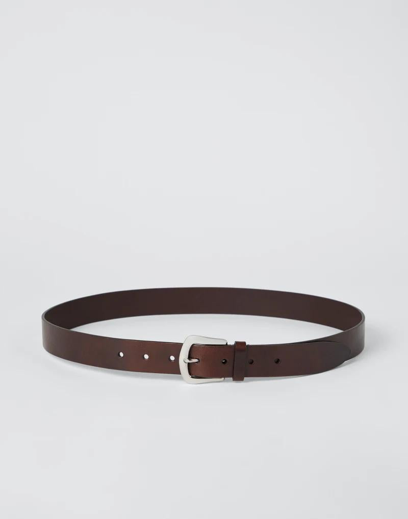 Natural Leather Regular Belt