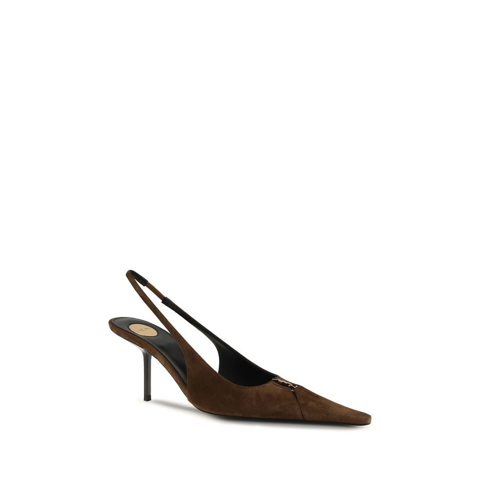 Brown Calf Leather Bos Taurus High Heel Pumps